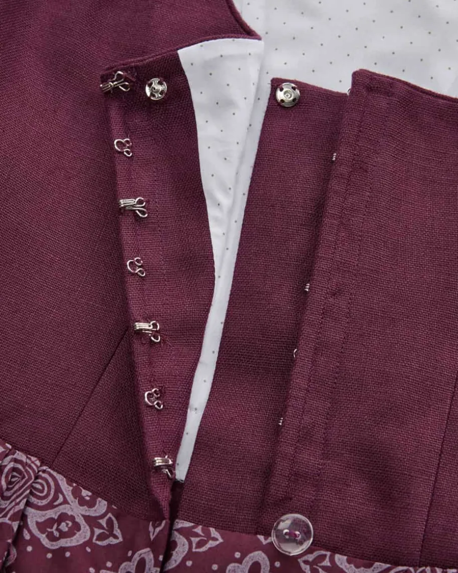 Midi-Wiesndirndl mit Schürze