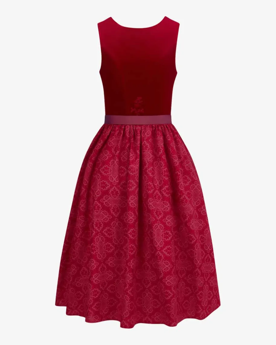 Midi-Wiesndirndl mit Schürze