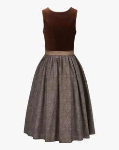 Midi-Wiesndirndl mit Schürze