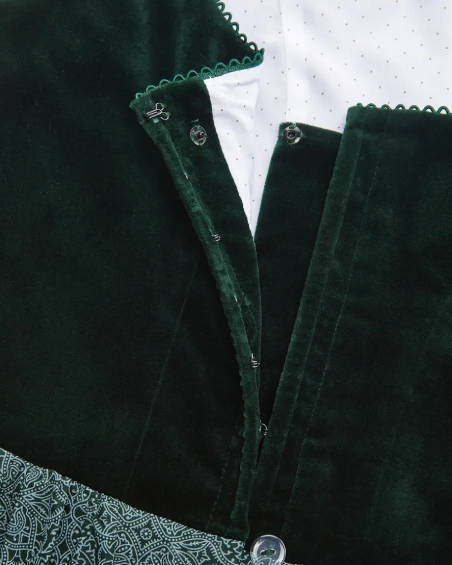 Midi-Wiesndirndl mit Schürze