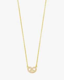 Minibrezn Zirkonia Halskette