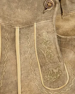 Monaco Lederhose aus Hirschleder