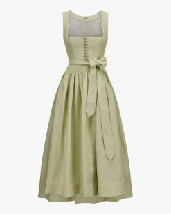Monika Leinen-Dirndl lang mit Schürze