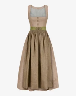 Monika Leinendirndl lang mit Schürze