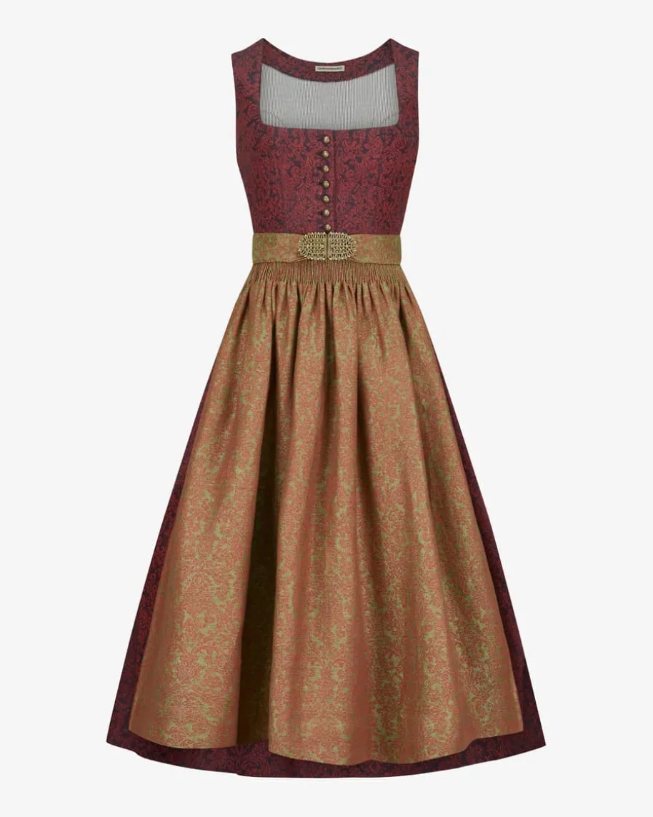 Monika Leinen-Dirndl lang mit Schürze