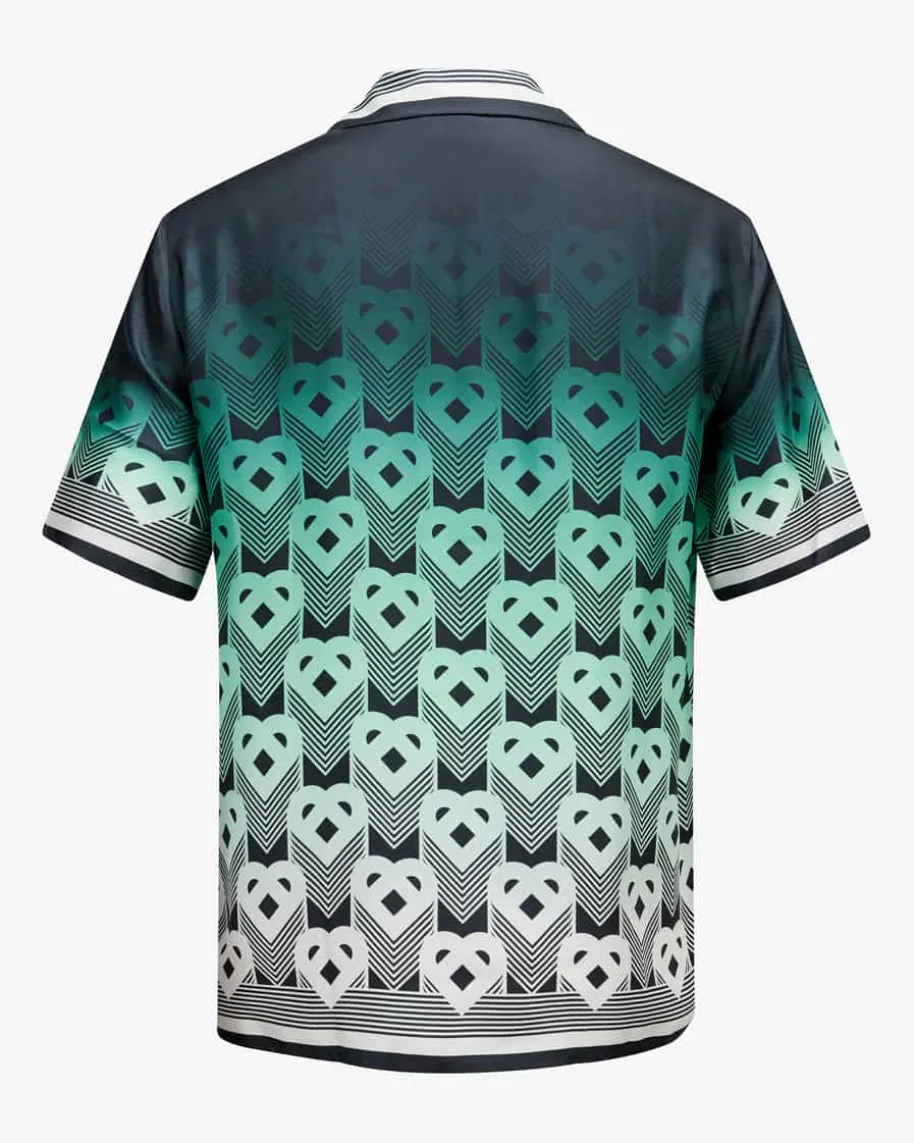 Monogram Gradient Seidenhemd