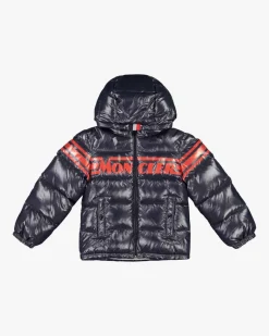 Nasse Daunenjacke