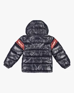Nasse Daunenjacke