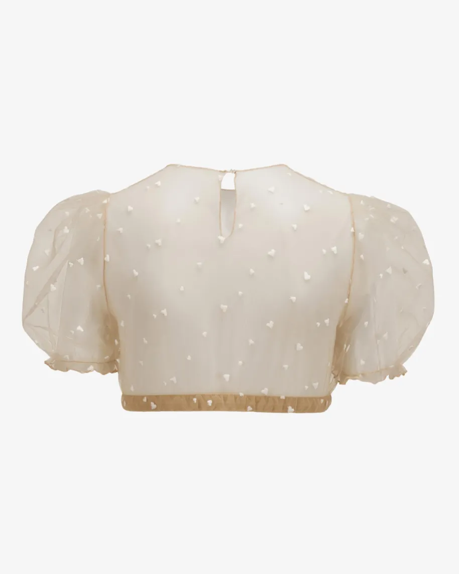 Nicoletta Dirndlbluse Transparent