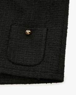 No Collar Boxy Blazer