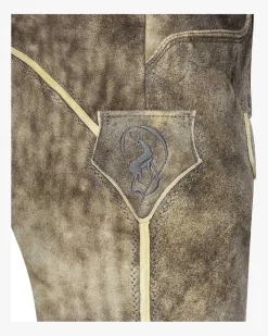 Nockerberg Trachten-Kniebundhose aus Hirschleder