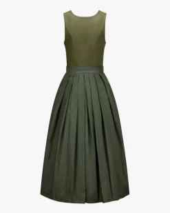 Nora Leinendirndl lang mit Schürze