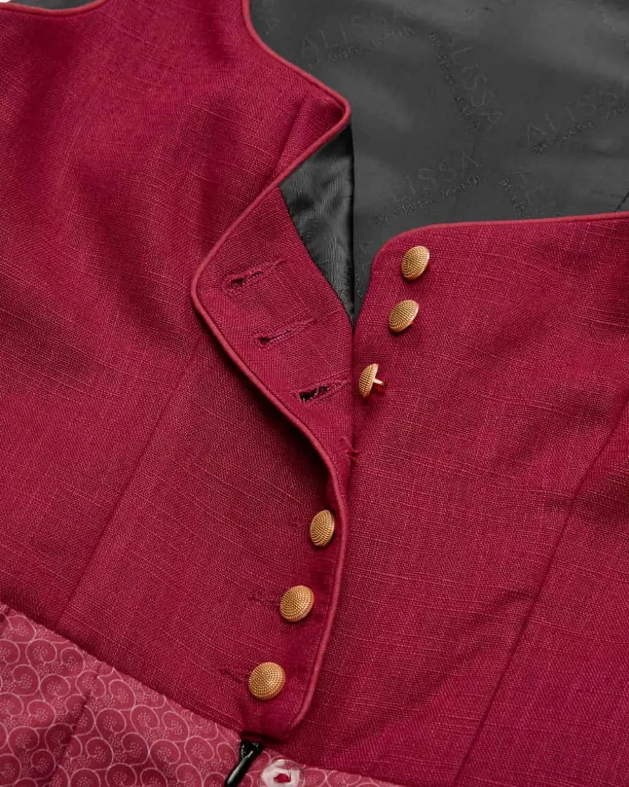 Nora Midi-Dirndl mit Schürze