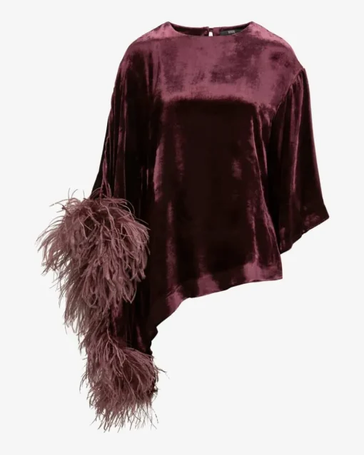 Nuria Samtbluse