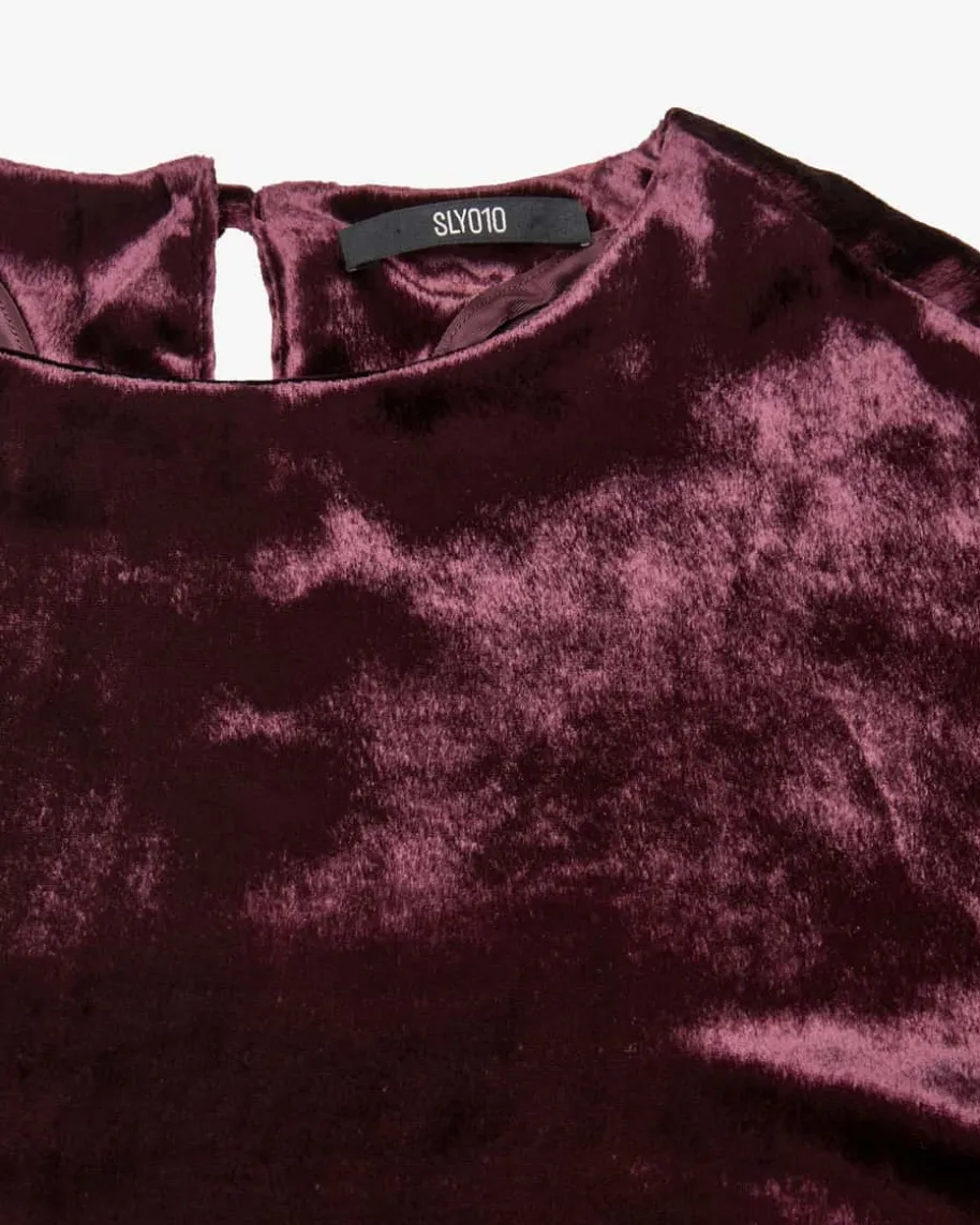 Nuria Samtbluse