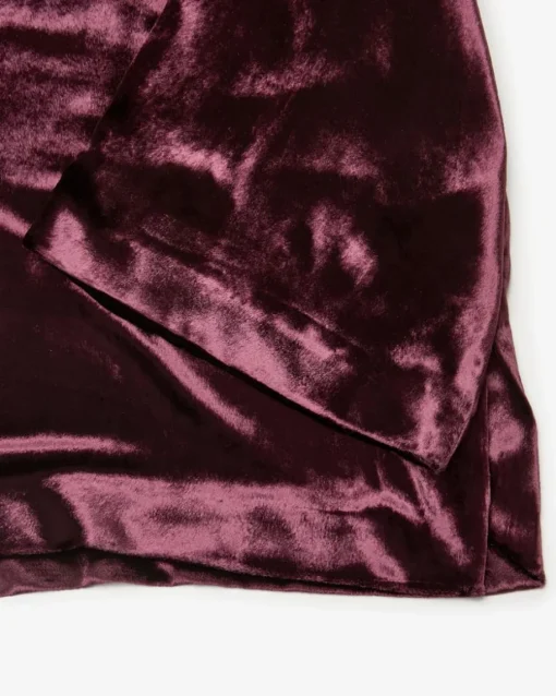 Nuria Samtbluse