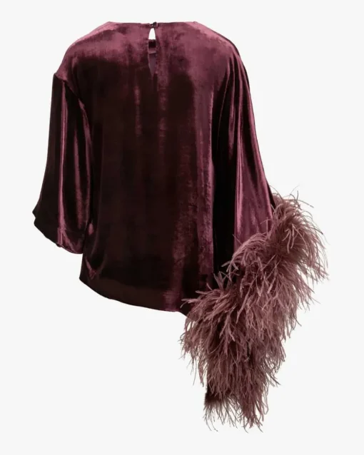Nuria Samtbluse