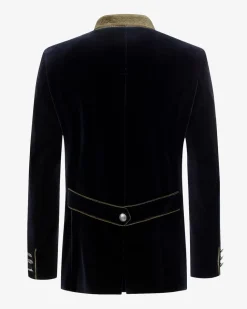 Obertraun Trachten-Samtjanker aus Baumwolle