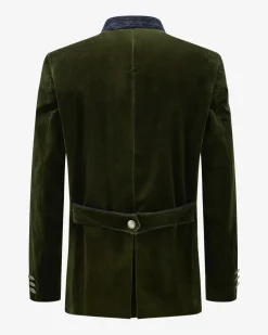 Obertraun Trachten-Samtjanker aus Baumwolle