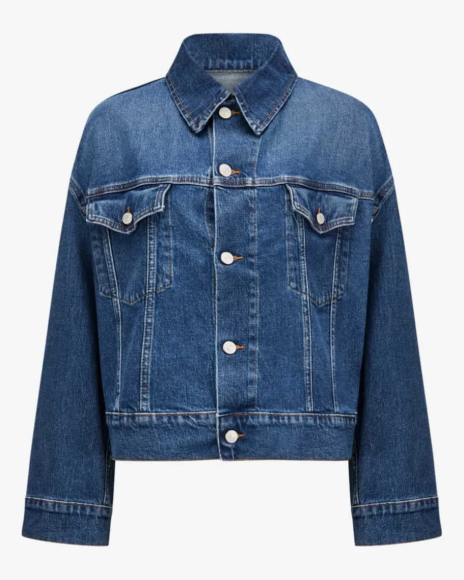 Oli Cropped Trucker Artifa Jeansjacke