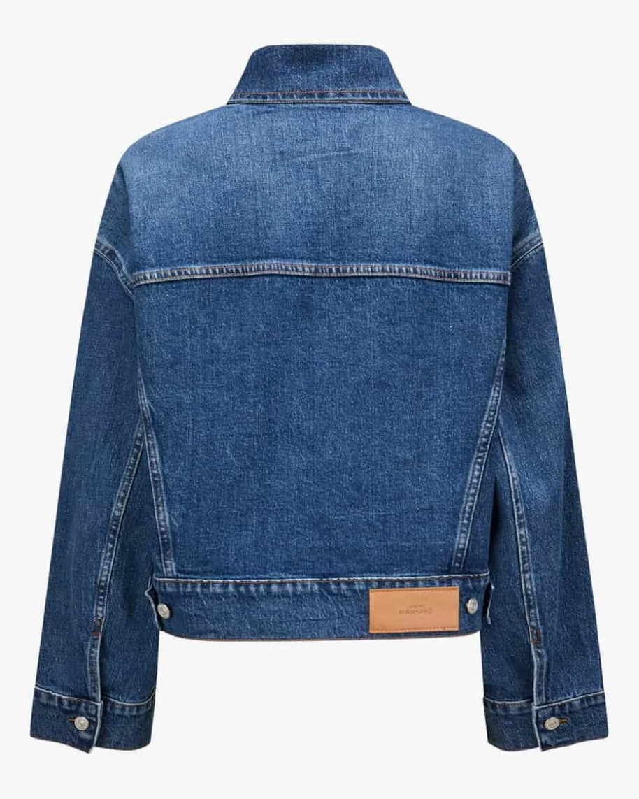 Oli Cropped Trucker Artifa Jeansjacke