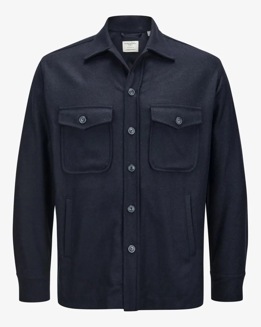 Overshirt aus Woll-Mix