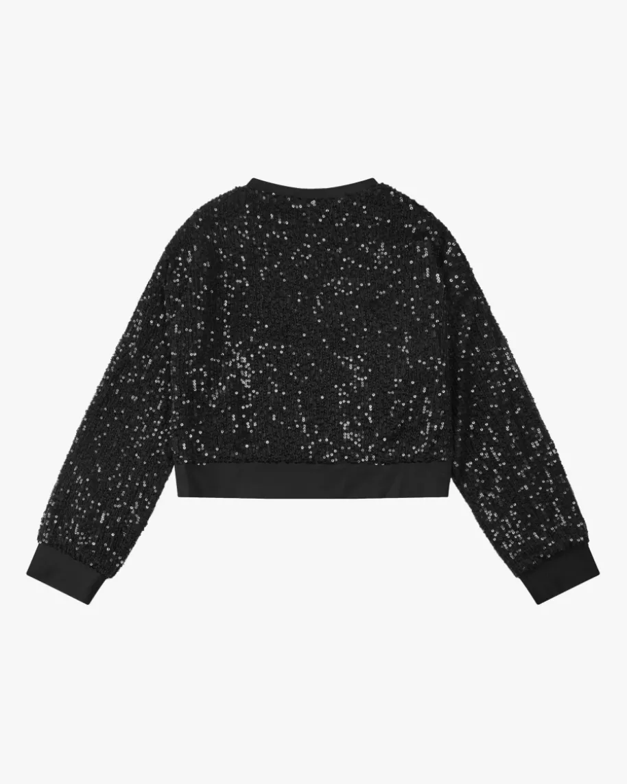 Pailletten-Pullover