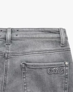 Palazzo Cropped Jeans