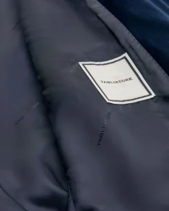 Parigi Doppelreiher-Samtblazer aus Baumwolle