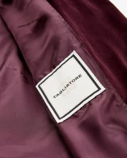 Parigi Doppelreiher-Samtblazer aus Baumwolle