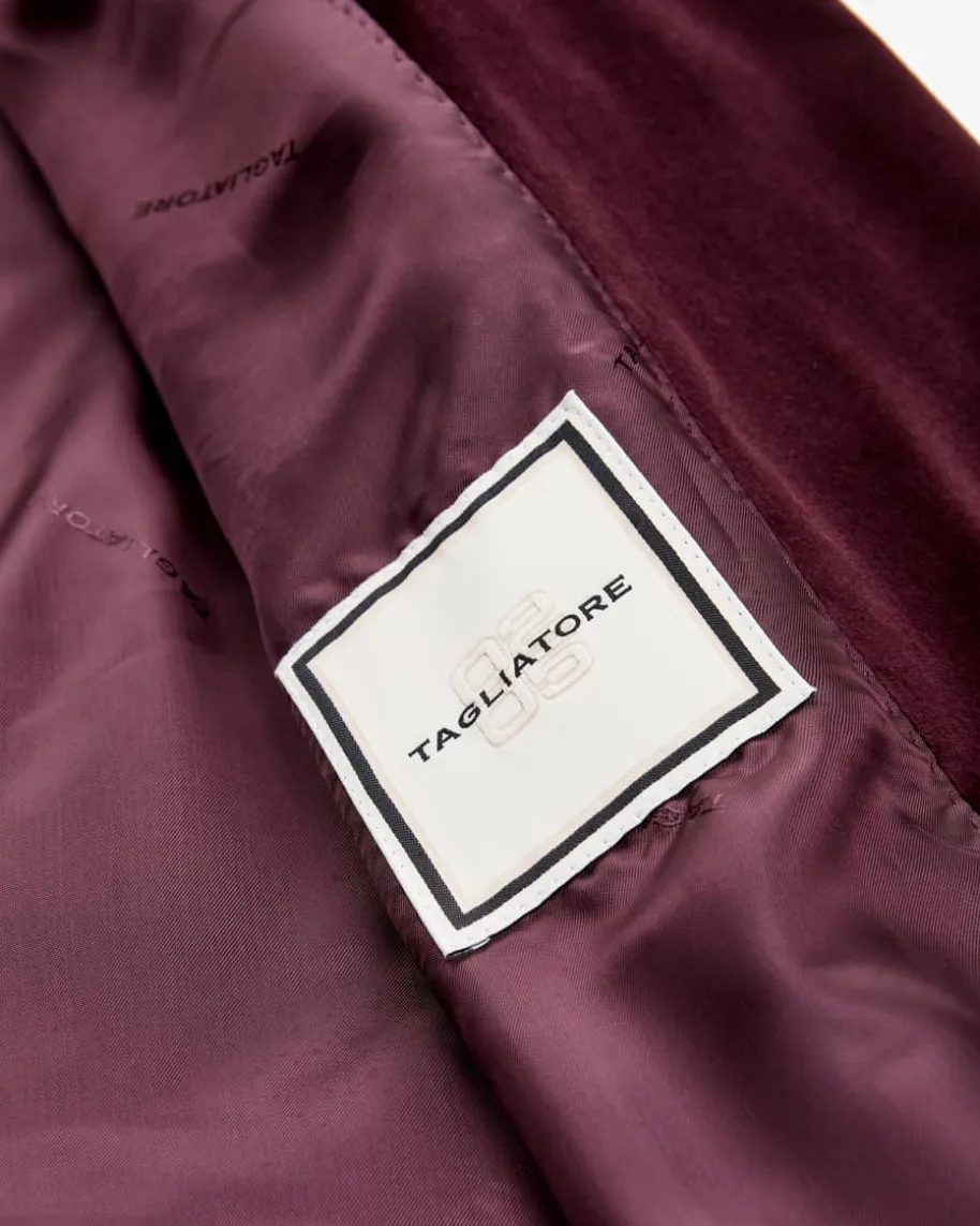 Parigi Doppelreiher-Samtblazer aus Baumwolle