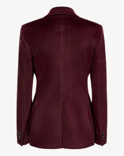 Parigi Doppelreiher-Samtblazer aus Baumwolle