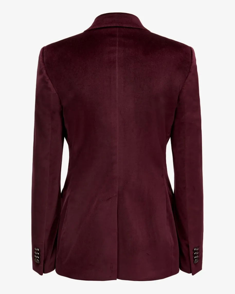 Parigi Doppelreiher-Samtblazer aus Baumwolle