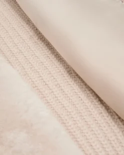 Pelz-Strickjacke