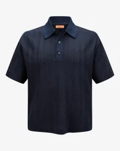 Polo-Strickshirt