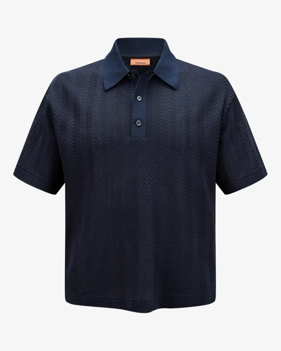 Polo-Strickshirt