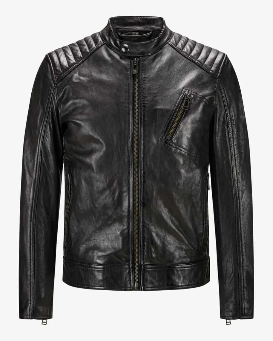 Racer Lederjacke