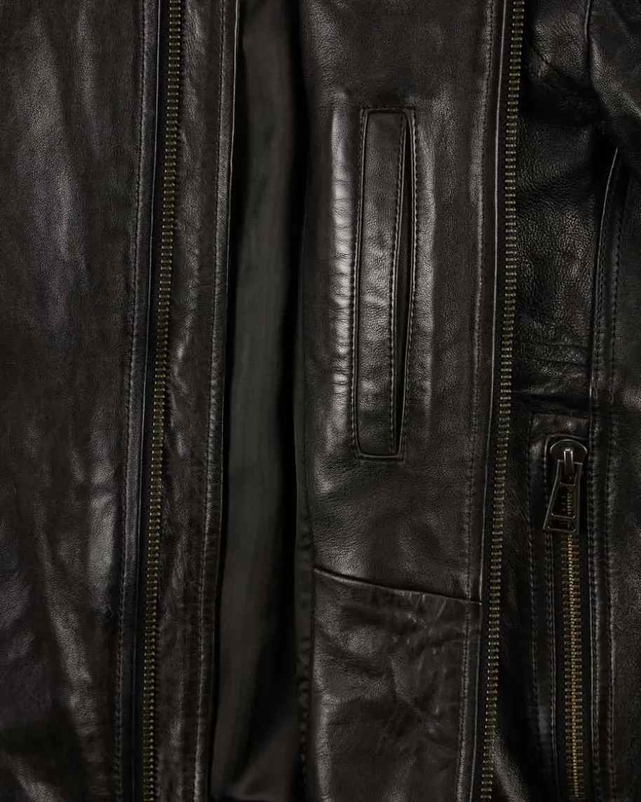 Racer Lederjacke