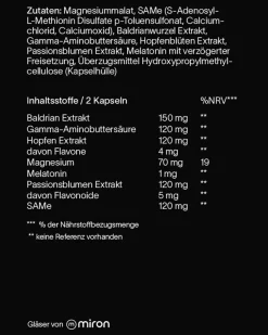 Relax & Sleep Nahrungsergänzungsmittel