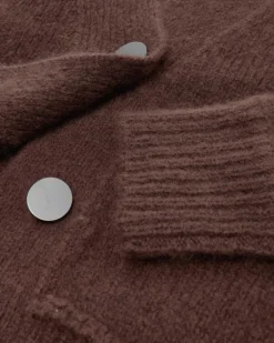 Riley Cashmere-Seiden-Strickjacke