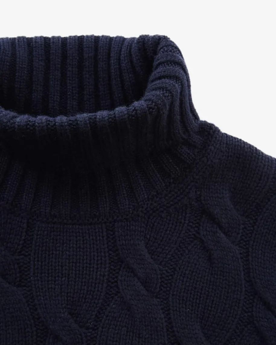 Rollkragen-Pullover