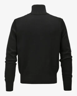 Rollkragenpullover aus extrafeiner Merinowolle