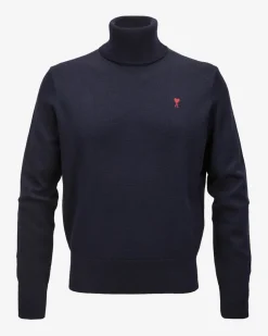 Rollkragenpullover aus extrafeiner Merinowolle