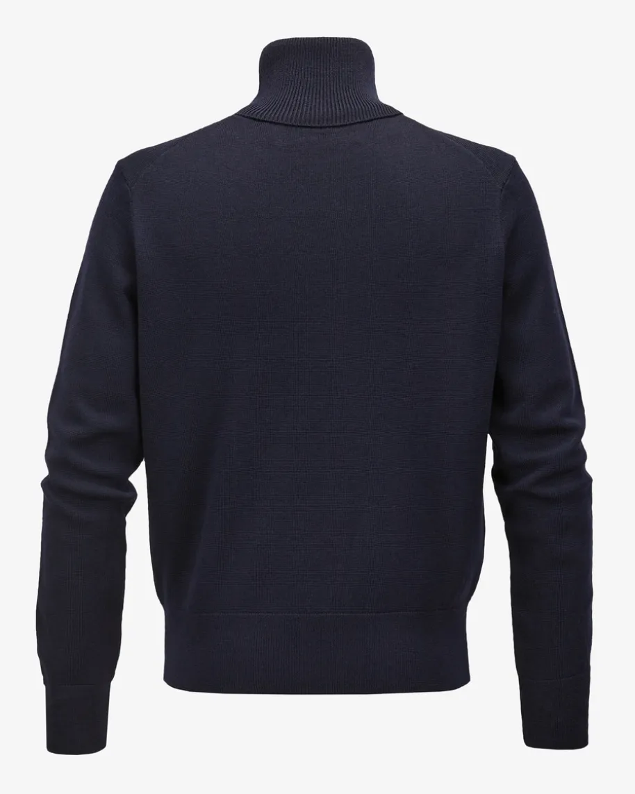 Rollkragenpullover aus extrafeiner Merinowolle