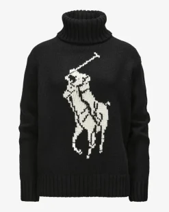 Rollkragenpullover aus Wolle