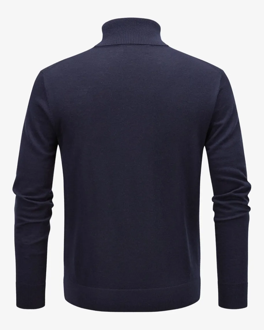 Rollkragenpullover aus Wolle und Cashmere