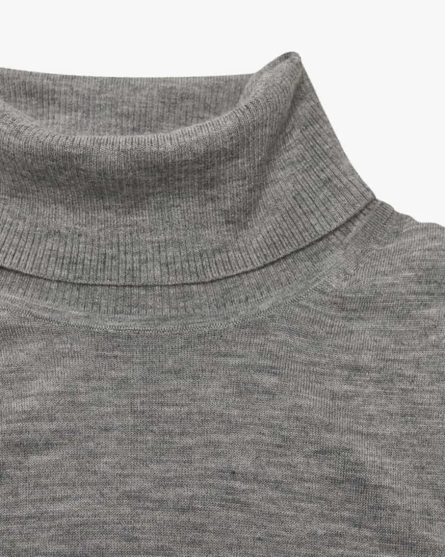 Rollkragenpullover aus Wolle und Cashmere