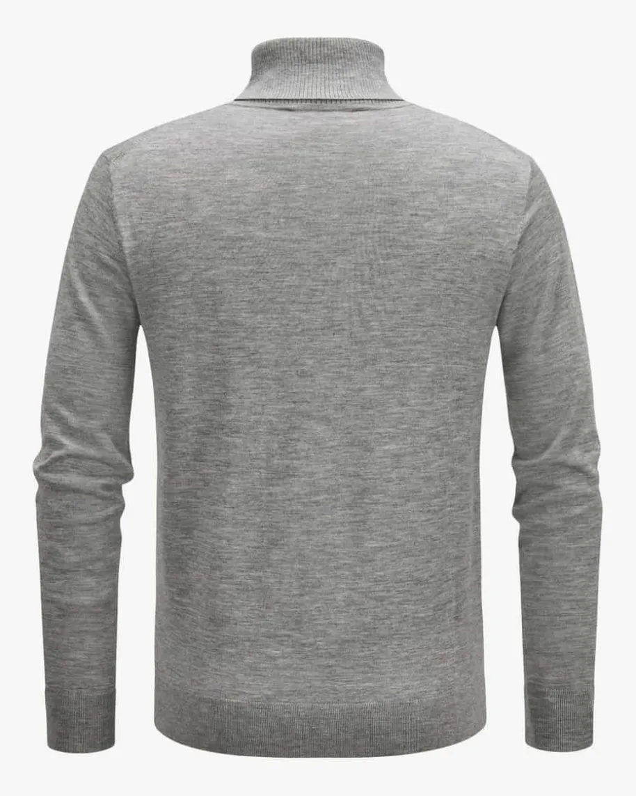 Rollkragenpullover aus Wolle und Cashmere