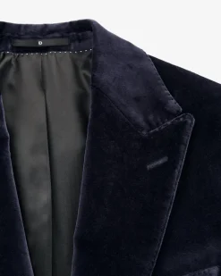 Safir Samt-Sakko Regular Fit aus Baumwolle