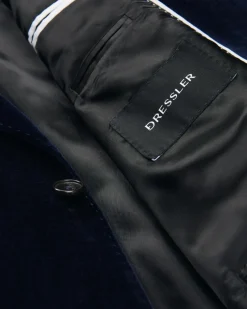 Safir Samt-Sakko Regular Fit aus Baumwolle